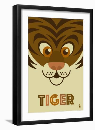 Zoo Faces - Tiger-Lantern Press-Framed Art Print