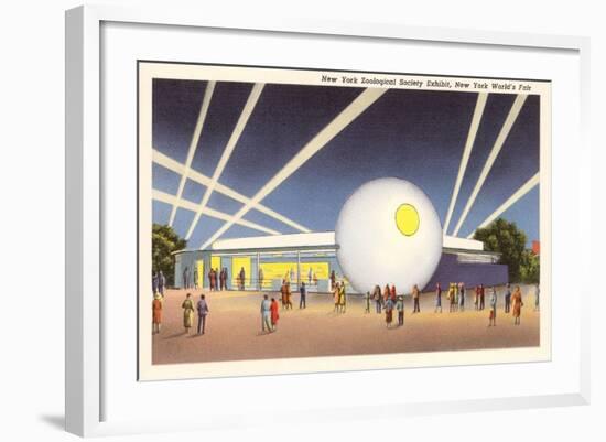 Zoological Building, New York World's Fair, 1939-null-Framed Art Print