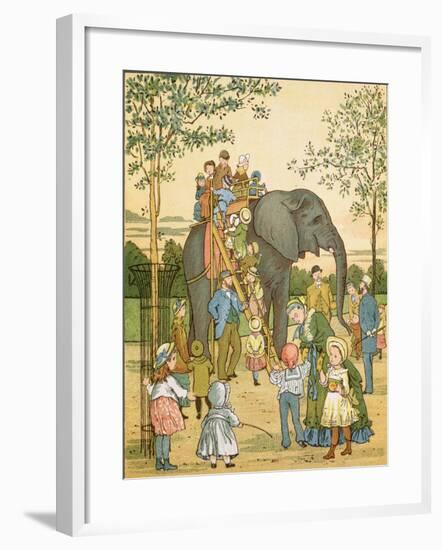 Zoological Garden from 'London Town'-T. Crane-Framed Giclee Print