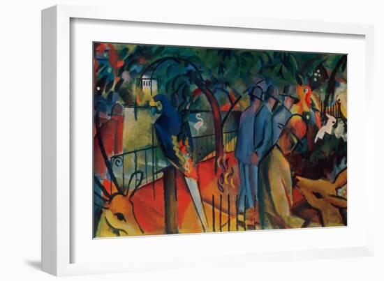 Zoological Garden I., 1912-Auguste Macke-Framed Giclee Print