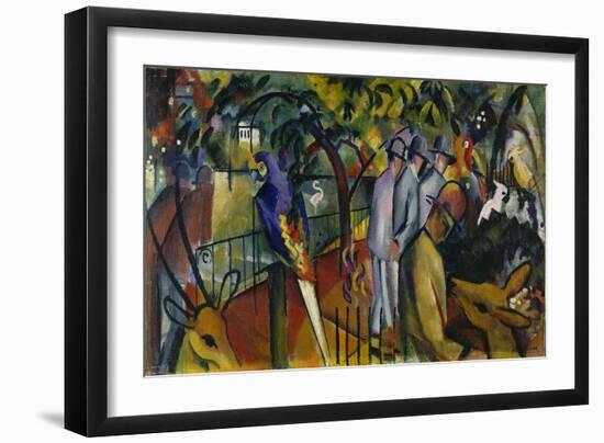 Zoological Garden I, 1912-August Macke-Framed Giclee Print