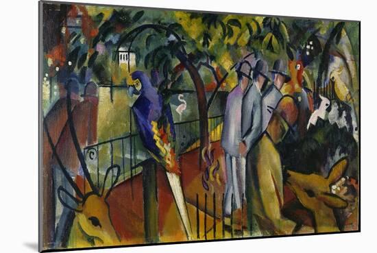 Zoological Garden I, 1912-August Macke-Mounted Giclee Print