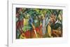 Zoological Garden I-Franz Marc-Framed Giclee Print