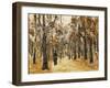 Zoological Gardens in Autumn with Figures Walking; Tiergarten Im Herbst Mit Spaziergangern-Max Liebermann-Framed Giclee Print