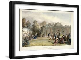 Zoological Gardens, Regent's Park, London, 1835-George Scharf-Framed Giclee Print