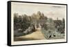 Zoological Gardens, Regent's Park, London, 1835-George Scharf-Framed Stretched Canvas