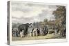 Zoological Gardens, Regent's Park, London, 1835-George Scharf-Stretched Canvas