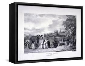 Zoological Gardens, Regent's Park, Marylebone, London, 1835-George Scharf-Framed Stretched Canvas