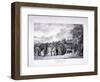 Zoological Gardens, Regent's Park, Marylebone, London, 1835-George Scharf-Framed Giclee Print