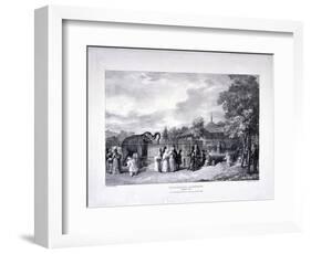 Zoological Gardens, Regent's Park, Marylebone, London, 1835-George Scharf-Framed Giclee Print