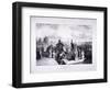 Zoological Gardens, Regent's Park, Marylebone, London, 1835-George Scharf-Framed Giclee Print