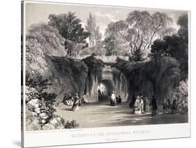 Zoological Gardens, Regent's Park, Marylebone, London, C1840-FW Hulme-Stretched Canvas