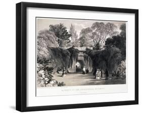 Zoological Gardens, Regent's Park, Marylebone, London, C1840-FW Hulme-Framed Giclee Print