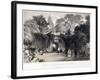 Zoological Gardens, Regent's Park, Marylebone, London, C1840-FW Hulme-Framed Giclee Print