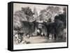 Zoological Gardens, Regent's Park, Marylebone, London, C1840-FW Hulme-Framed Stretched Canvas