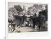 Zoological Gardens, Regent's Park, Marylebone, London, C1840-FW Hulme-Framed Giclee Print