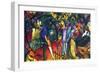 Zoological Gardens-Auguste Macke-Framed Art Print