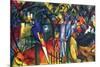 Zoological Gardens-Auguste Macke-Mounted Premium Giclee Print