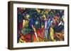 Zoological Gardens-Auguste Macke-Framed Art Print