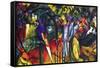 Zoological Gardens-Auguste Macke-Framed Stretched Canvas