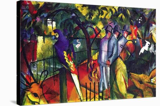 Zoological Gardens-Auguste Macke-Stretched Canvas