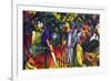 Zoological Gardens-Auguste Macke-Framed Art Print