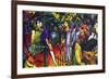 Zoological Gardens-Auguste Macke-Framed Art Print