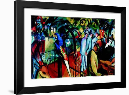 Zoologischer Garten I-Auguste Macke-Framed Art Print