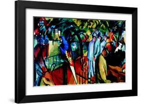 Zoologischer Garten I-Auguste Macke-Framed Art Print