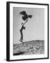 Zoologist James Fowler Capturing Vultures, Placing Transistor on its Back to Study Nesting Habits-John Dominis-Framed Photographic Print