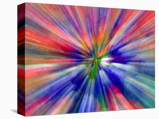 Zoom Abstract of Pansy Flowers-Charles R. Needle-Stretched Canvas