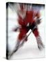 Zoom Explosion View of Ice Hockey Player-Paul Sutton-Stretched Canvas