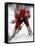 Zoom Explosion View of Ice Hockey Player-Paul Sutton-Framed Stretched Canvas