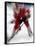 Zoom Explosion View of Ice Hockey Player-Paul Sutton-Framed Stretched Canvas