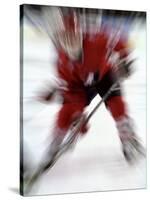 Zoom Explosion View of Ice Hockey Player-Paul Sutton-Stretched Canvas