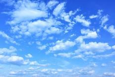 Blue Sky with Clouds, May Be Used as Background-Zoom-zoom-Photographic Print