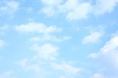 Light Blue Sky with Clouds, May Be Used as Background-Zoom-zoom-Framed Photographic Print