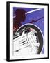 Zooming Soviet Cosmonaut Alongside a Revolutionary Soldier-null-Framed Giclee Print