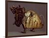 Zoomorphic Figurine in Molten Gold Lost Wax-null-Framed Giclee Print