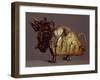 Zoomorphic Figurine in Molten Gold Lost Wax-null-Framed Giclee Print