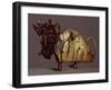 Zoomorphic Figurine in Molten Gold Lost Wax-null-Framed Giclee Print