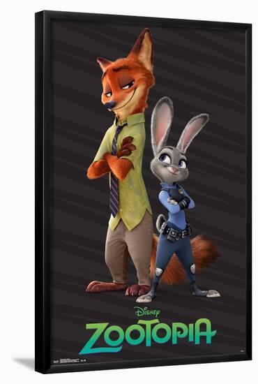 Zootopia- Partners-null-Framed Poster