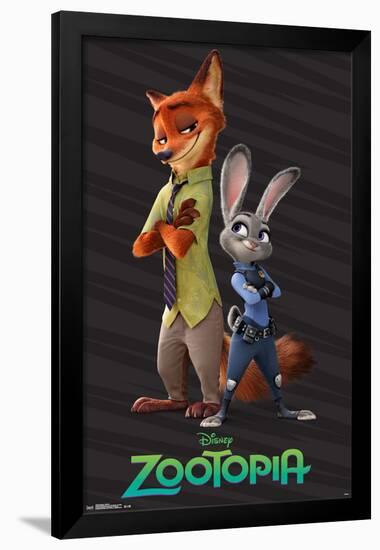 Zootopia- Partners-null-Framed Poster