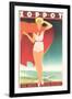 Zoppot Travel Poster-null-Framed Art Print