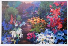 Sparkling Flowers-Zora Buchanan-Collectable Print