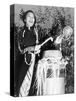 Zora Neale Hurston, African American Author and Folklorist, Beating the Hountar, or Mama Drum, 1937-null-Stretched Canvas