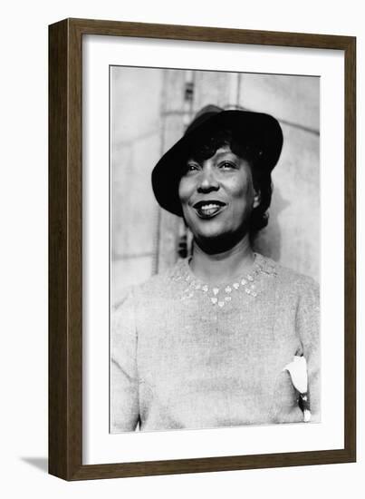 Zora Neale Hurston Incorporated African American Culture and Folk Ways into Her Work-null-Framed Art Print