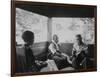 Zora Neale Hurston, Rochelle French, and Gabriel Brown, in Eatonville, Florida Recording, 1935-null-Framed Art Print