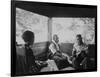 Zora Neale Hurston, Rochelle French, and Gabriel Brown, in Eatonville, Florida Recording, 1935-null-Framed Art Print