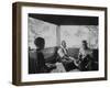 Zora Neale Hurston, Rochelle French, and Gabriel Brown, in Eatonville, Florida Recording, 1935-null-Framed Art Print